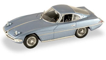 560122 Lamborghini 350 GTV-1963 Azure Met open lights Die Cast model