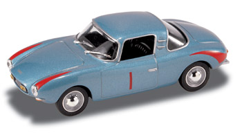 DKW MONZA Blue / Red Metallic Die Cast model